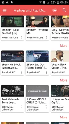 Hiphop Rap Online Music android App screenshot 3